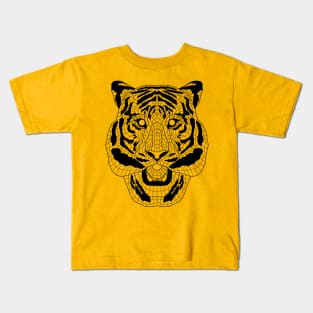 Geometric Tiger Kids T-Shirt